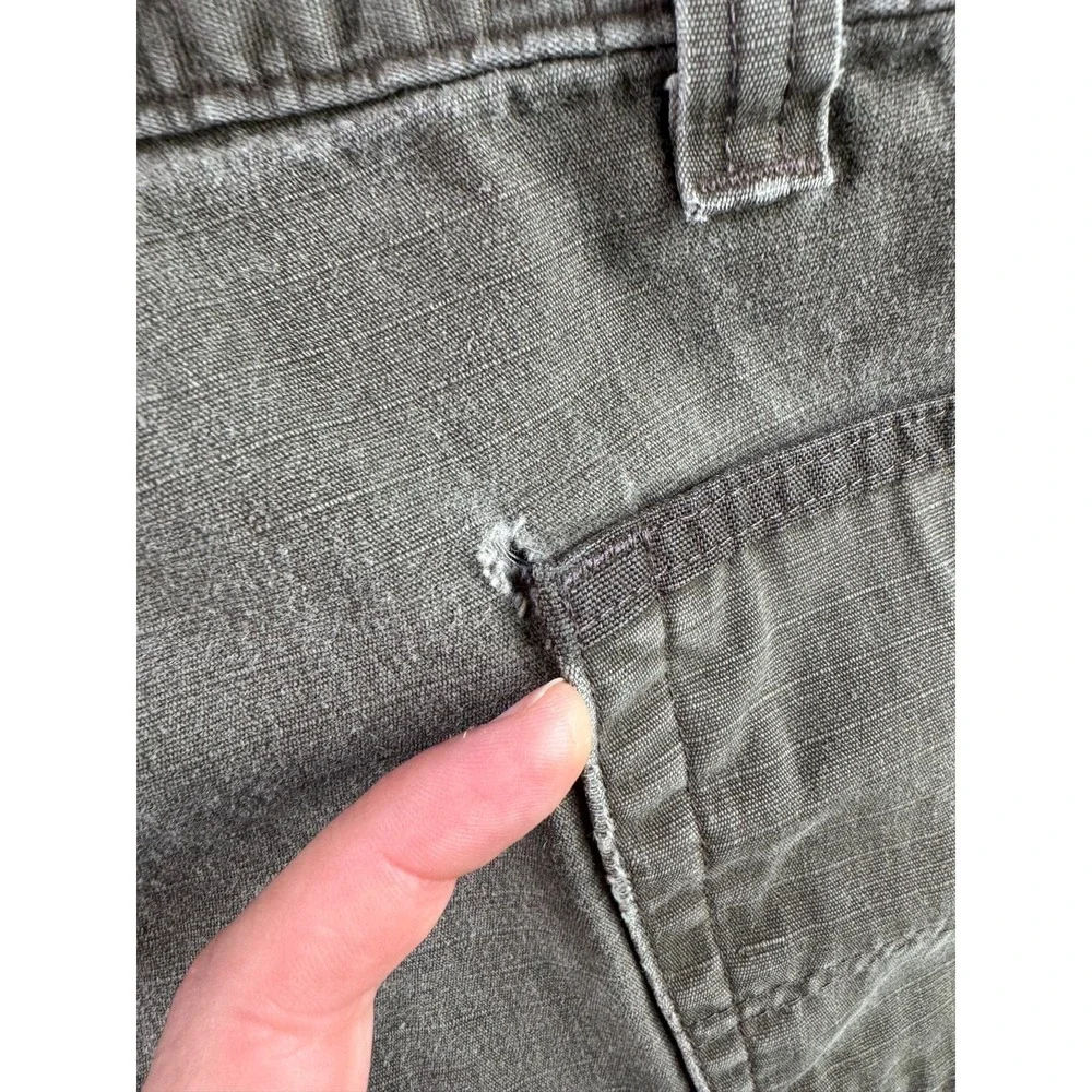 Carhartt Shorts Mens 42‎ (Fits 40) Brown Cargo Cavas Carpenter Workwear